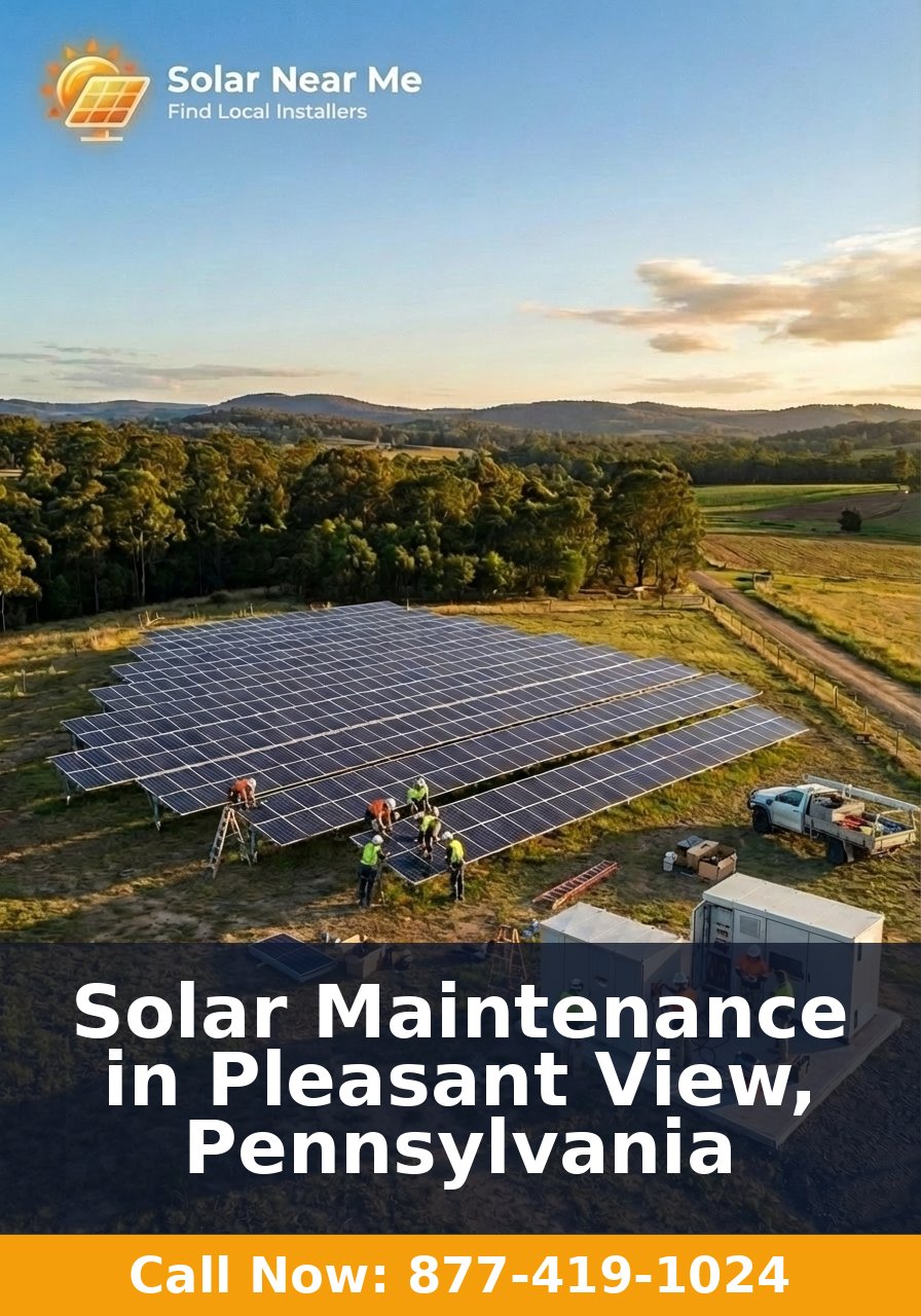 Solar Maintenance in Pleasant View, Pennsylvania