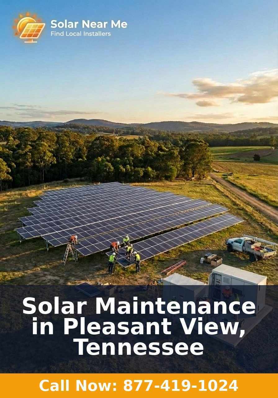 Solar Maintenance in Pleasant View, Tennessee