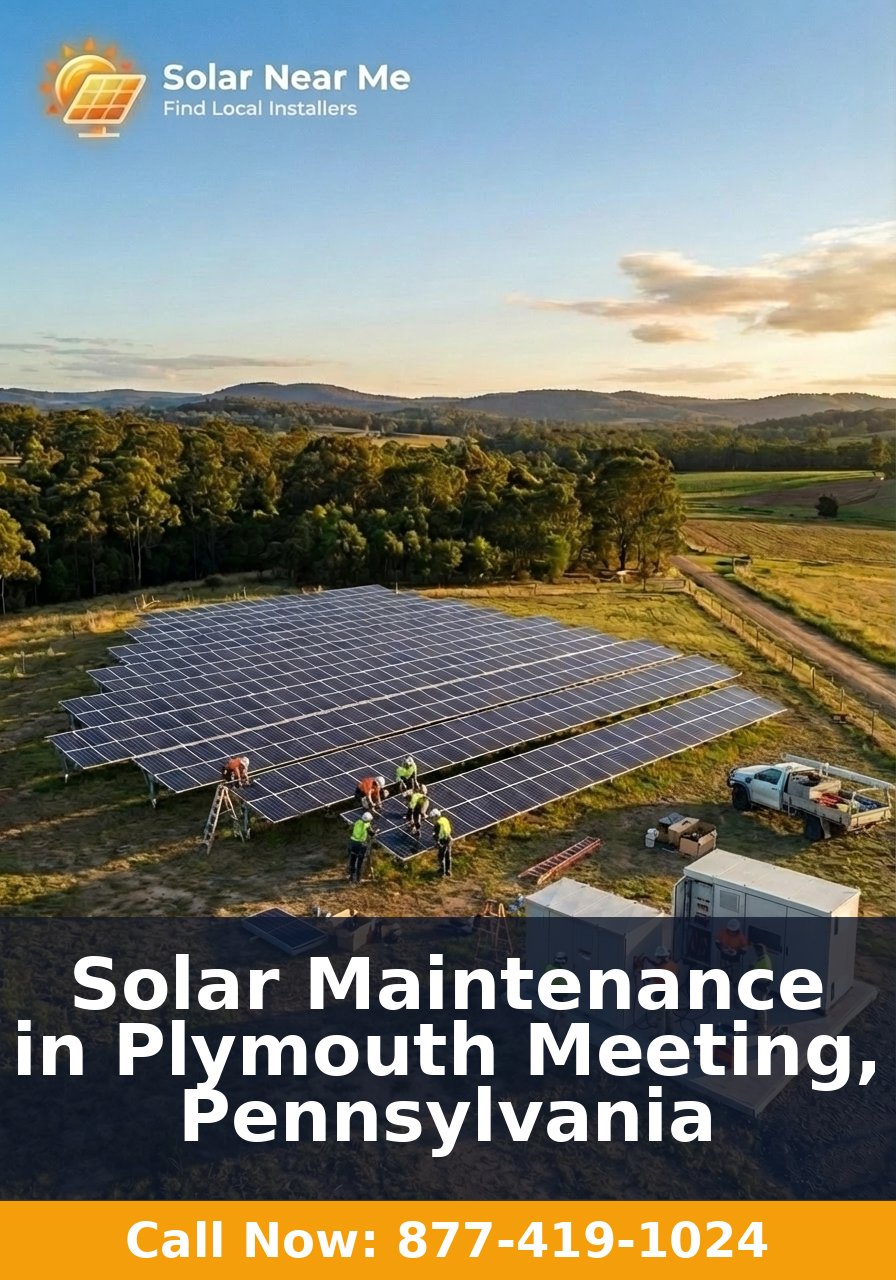 Solar Maintenance in Plymouth Meeting, Pennsylvania