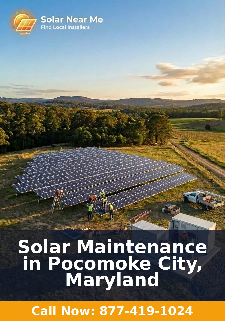 Solar Maintenance in Pocomoke City, Maryland