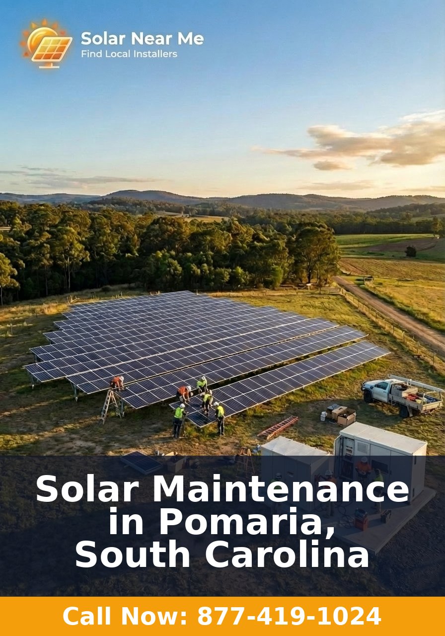 Solar Maintenance in Pomaria, South Carolina