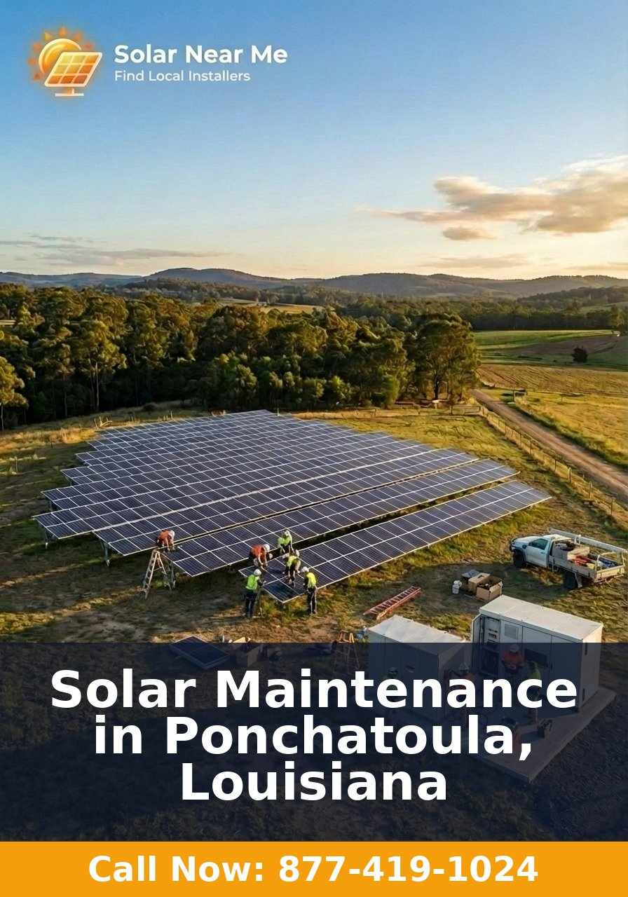 Solar Maintenance in Ponchatoula, Louisiana