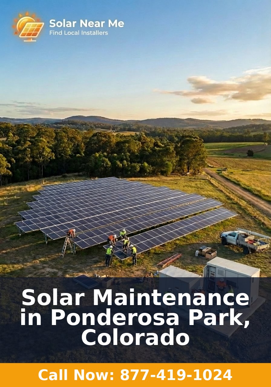 Solar Maintenance in Ponderosa Park, Colorado