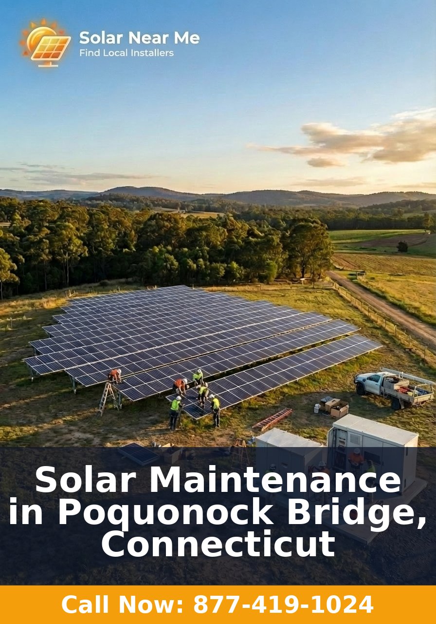 Solar Maintenance in Poquonock Bridge, Connecticut