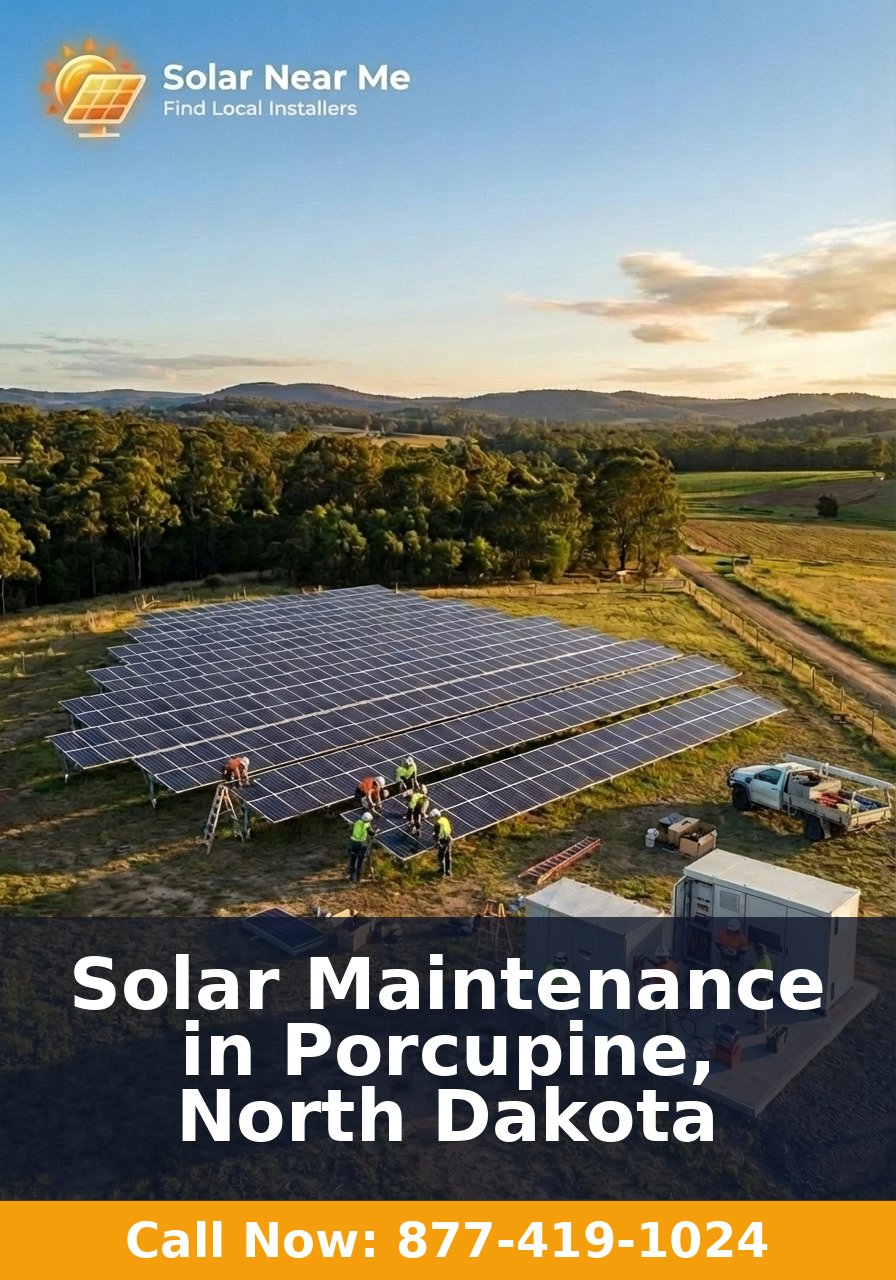 Solar Maintenance in Porcupine, North Dakota