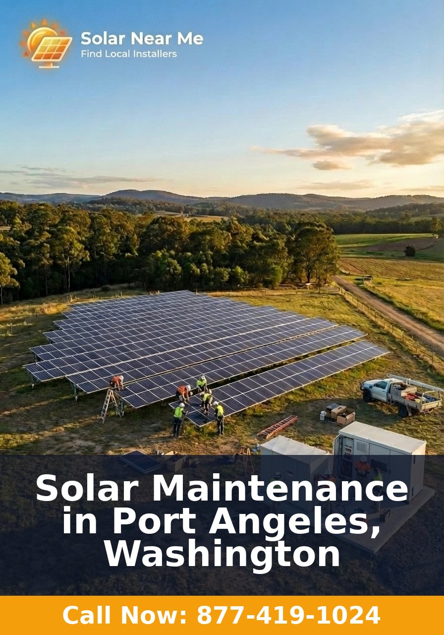 Solar Maintenance in Port Angeles, Washington