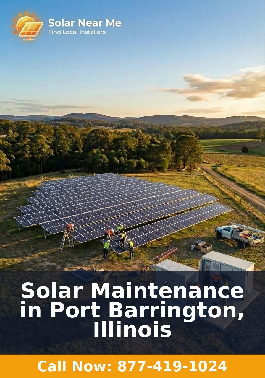 Solar Maintenance in Port Barrington, Illinois