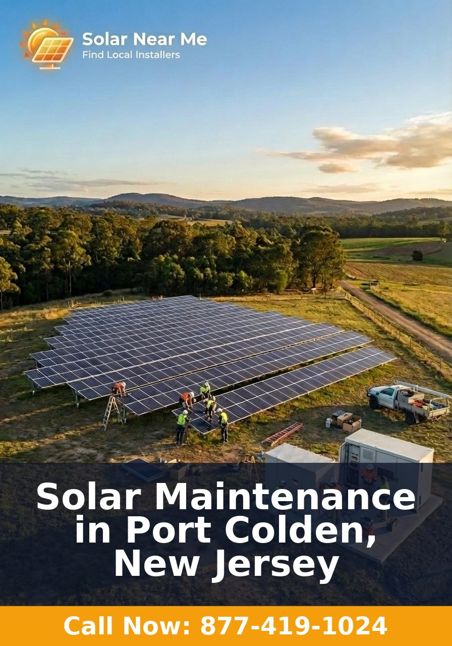 Solar Maintenance in Port Colden, New Jersey