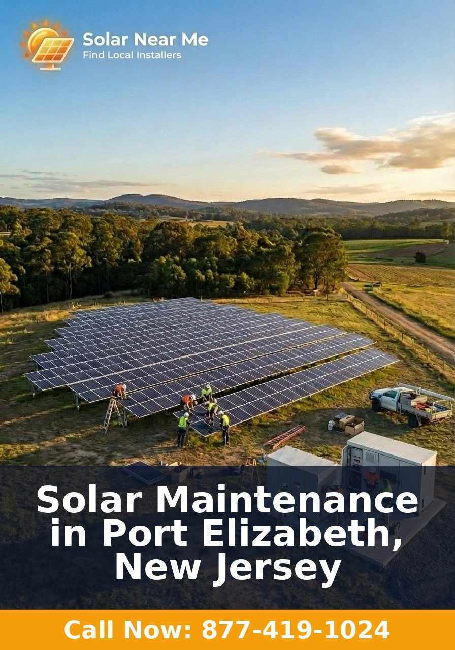 Solar Maintenance in Port Elizabeth, New Jersey