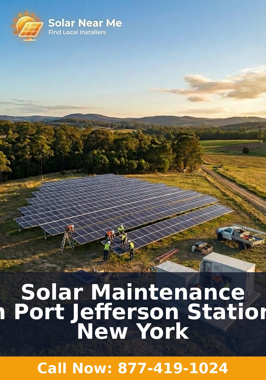 Solar Maintenance in Port Jefferson Station, New York
