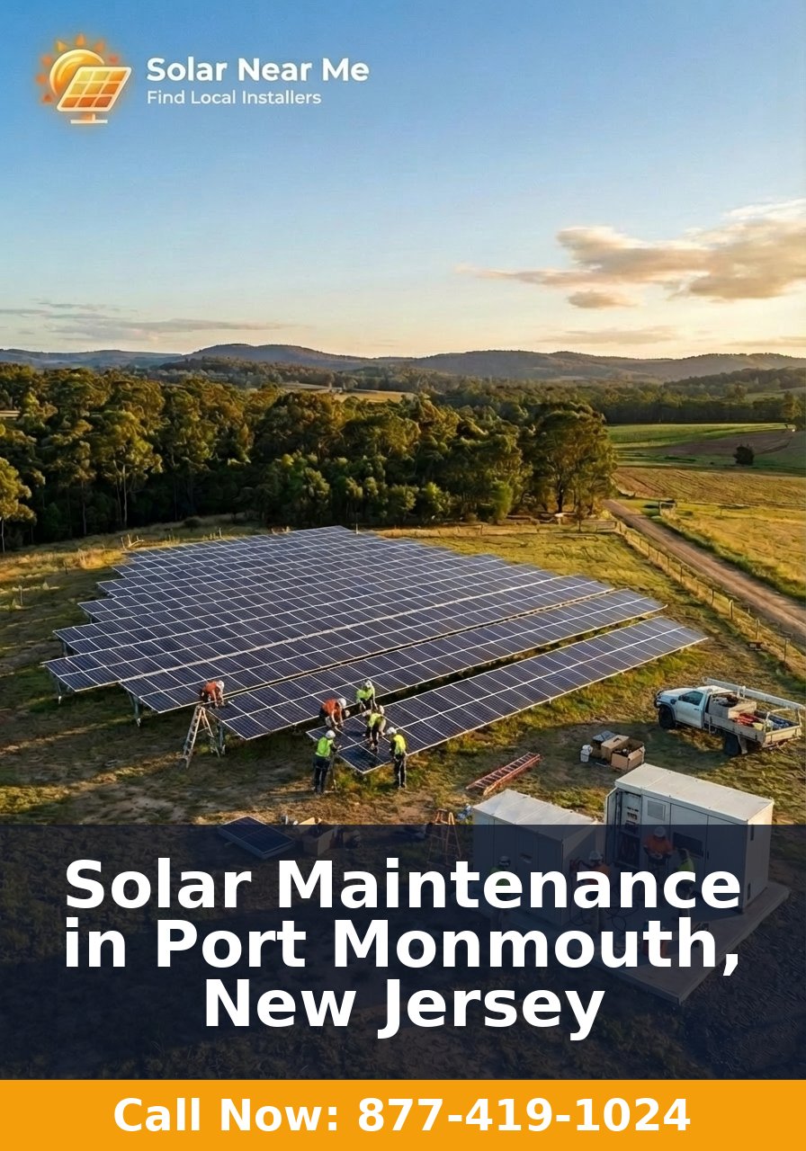 Solar Maintenance in Port Monmouth, New Jersey