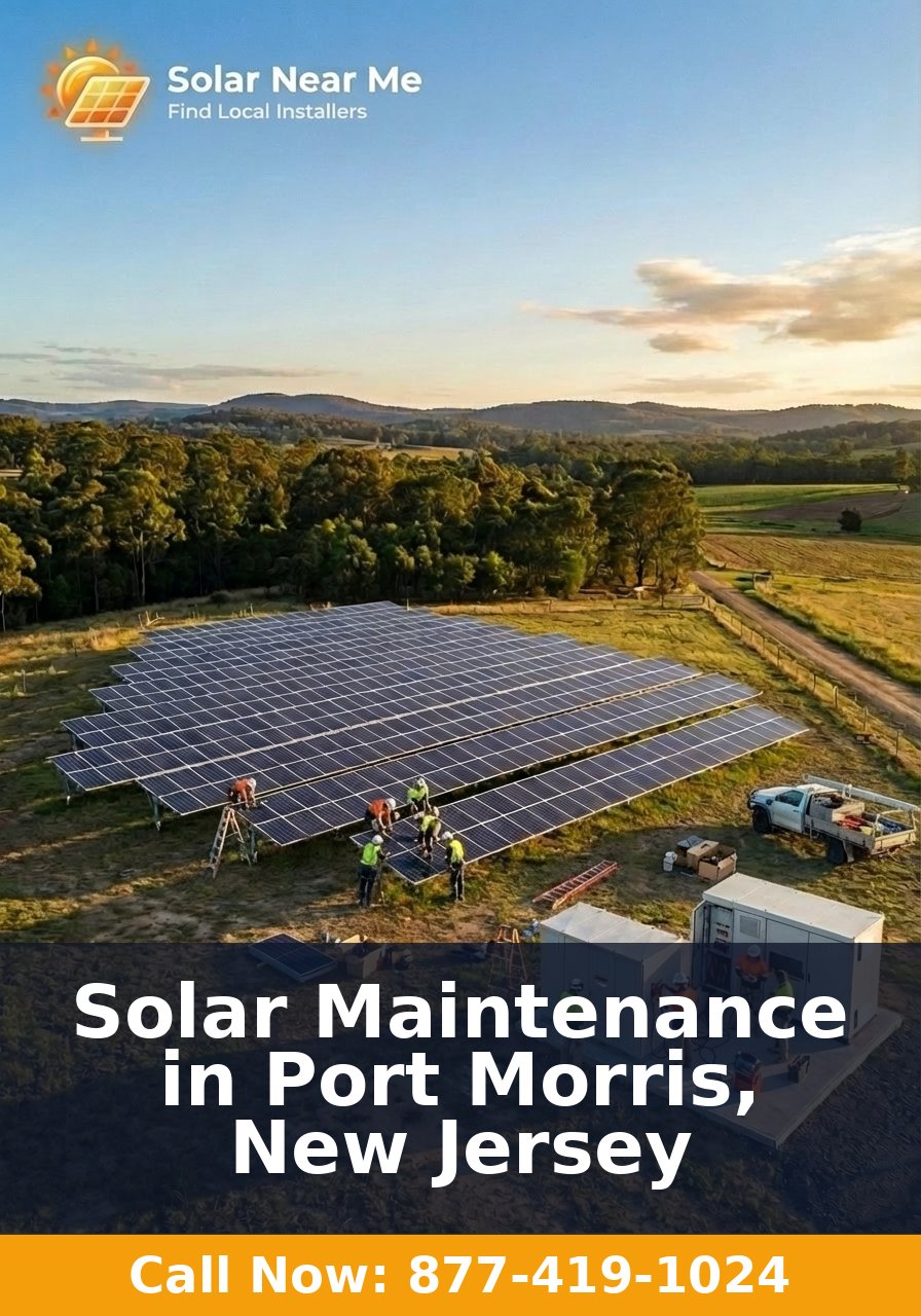 Solar Maintenance in Port Morris, New Jersey
