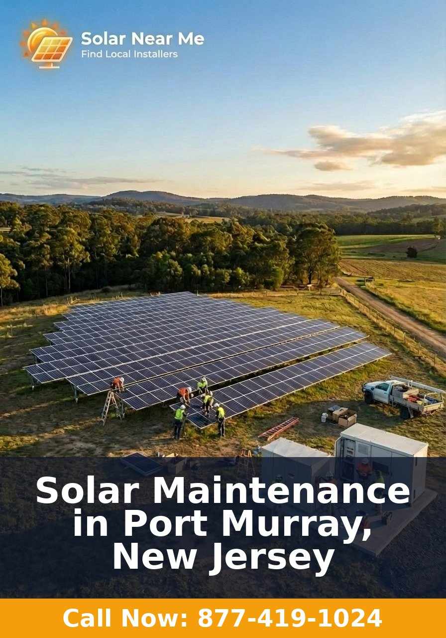 Solar Maintenance in Port Murray, New Jersey