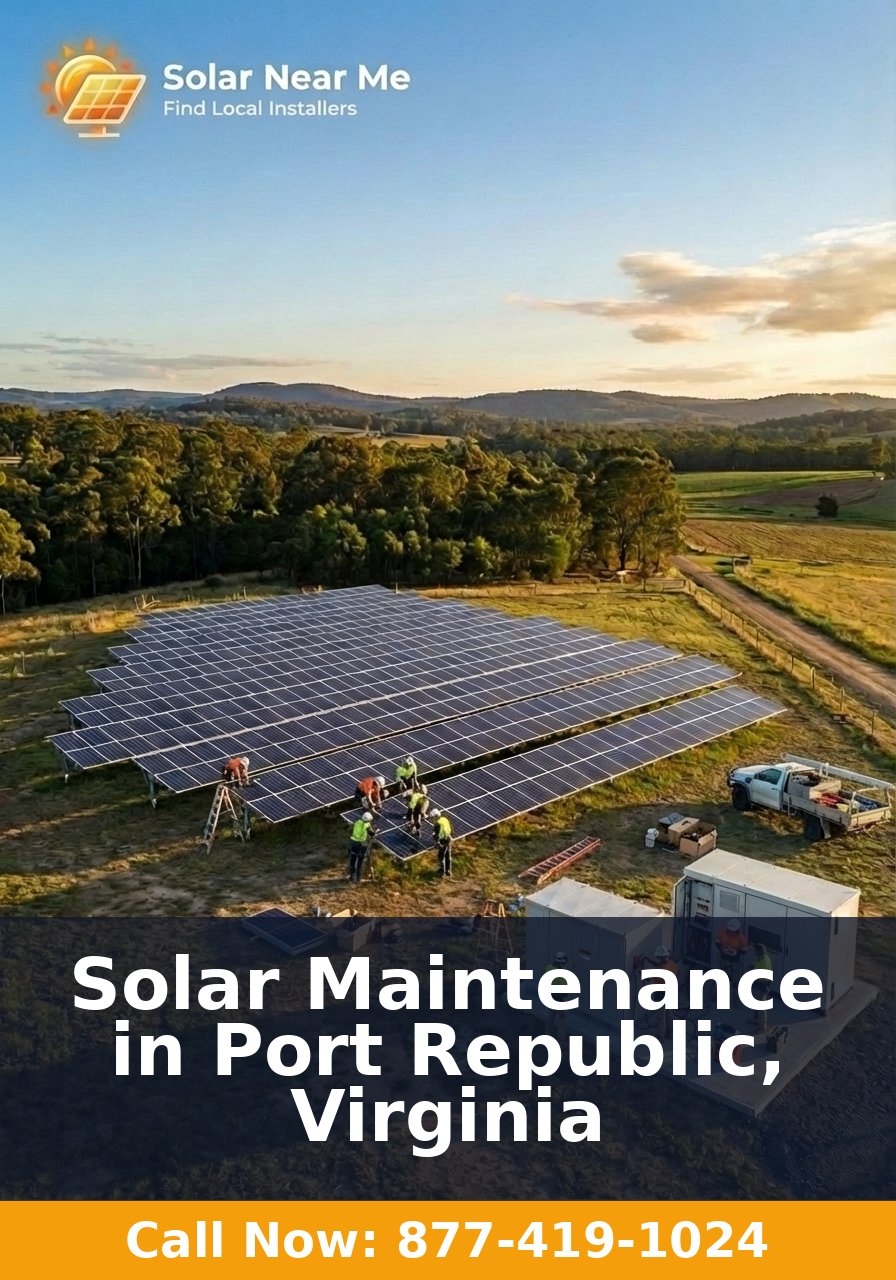 Solar Maintenance in Port Republic, Virginia