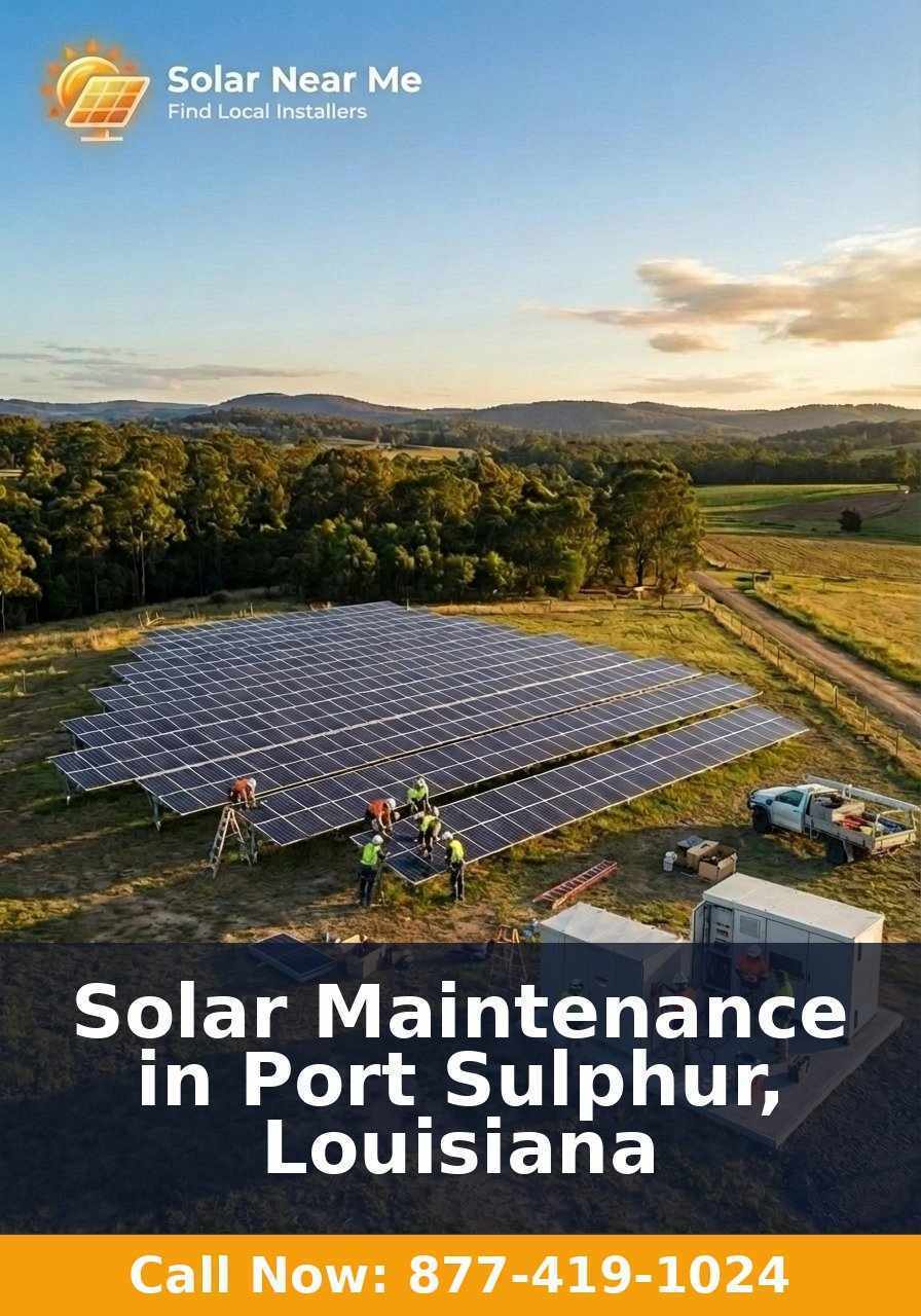 Solar Maintenance in Port Sulphur, Louisiana
