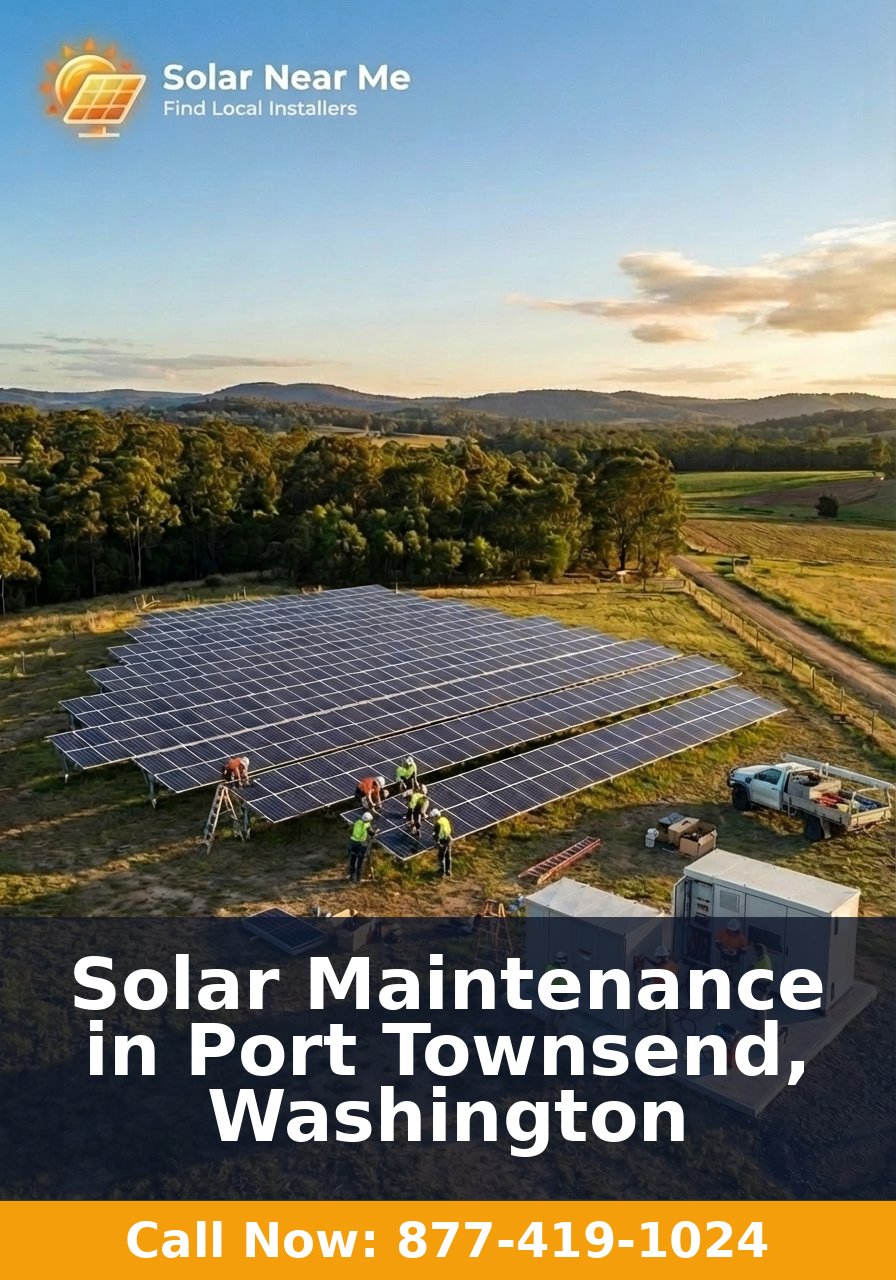 Solar Maintenance in Port Townsend, Washington