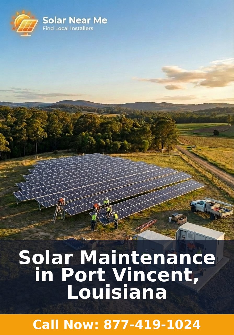 Solar Maintenance in Port Vincent, Louisiana