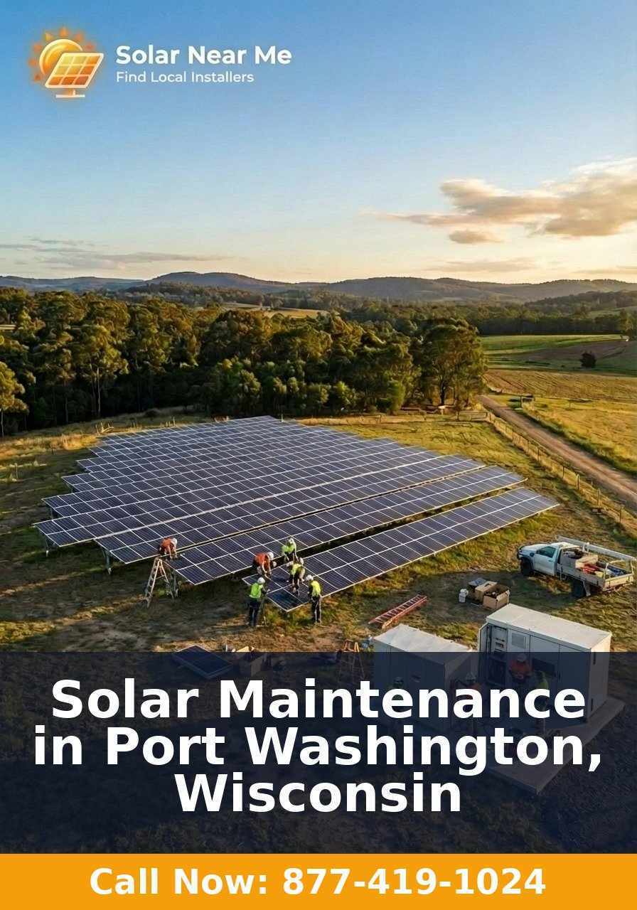 Solar Maintenance in Port Washington, Wisconsin