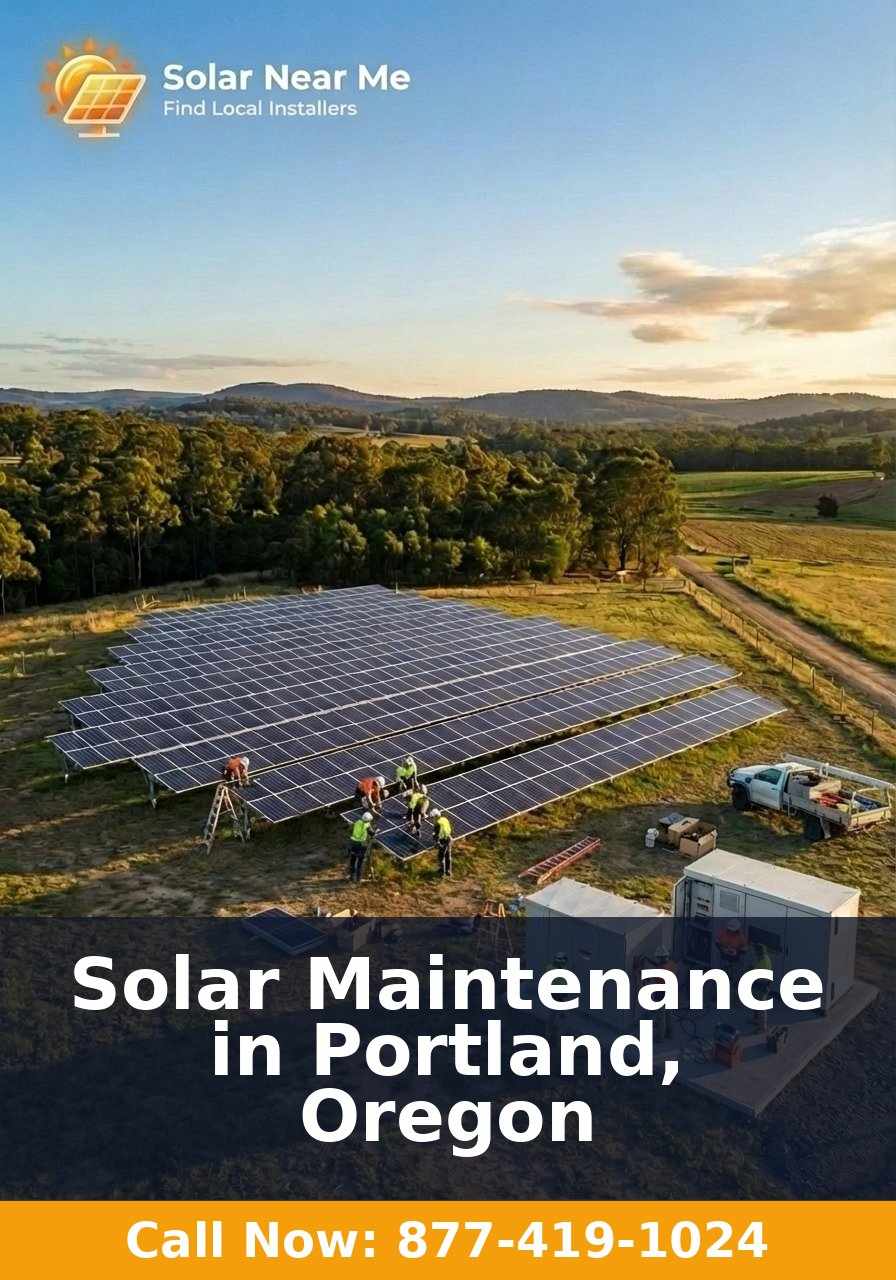 Solar Maintenance in Portland, Oregon