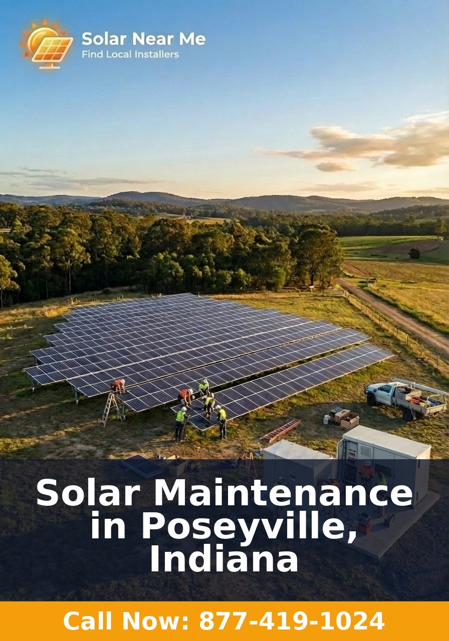 Solar Maintenance in Poseyville, Indiana