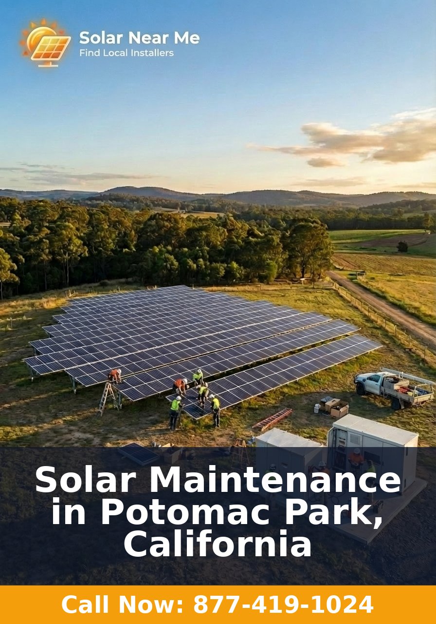 Solar Maintenance in Potomac Park, California