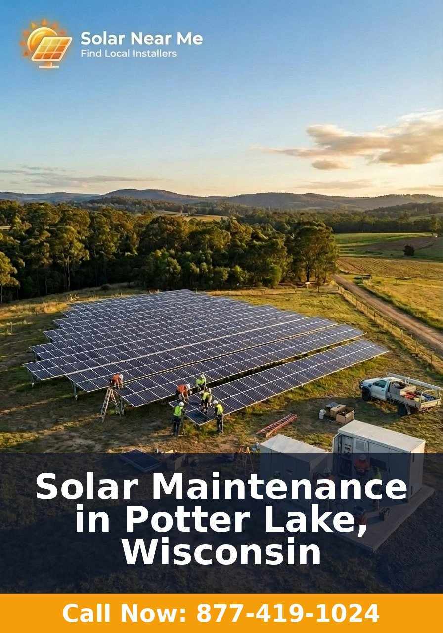 Solar Maintenance in Potter Lake, Wisconsin
