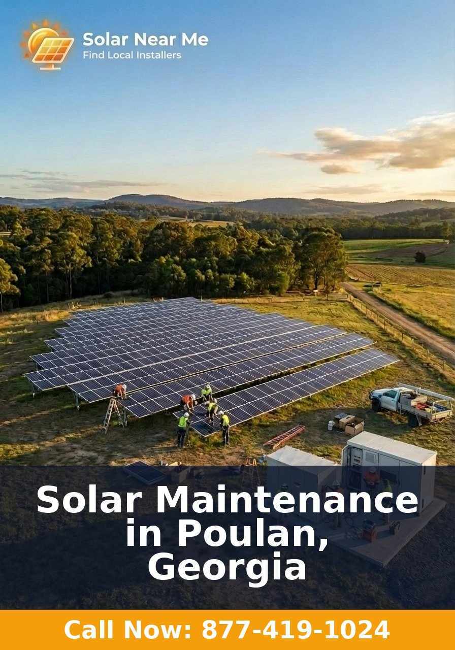 Solar Maintenance in Poulan, Georgia