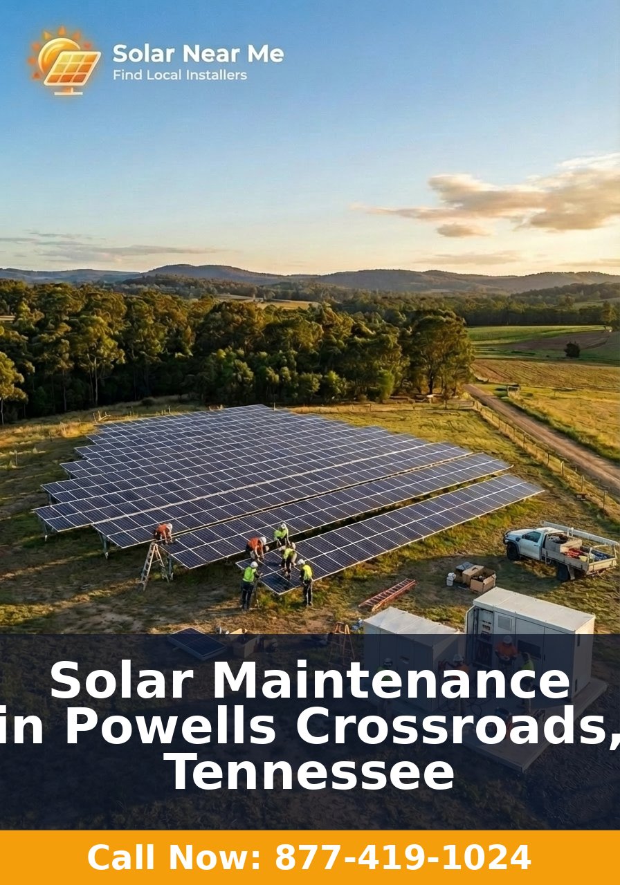 Solar Maintenance in Powells Crossroads, Tennessee