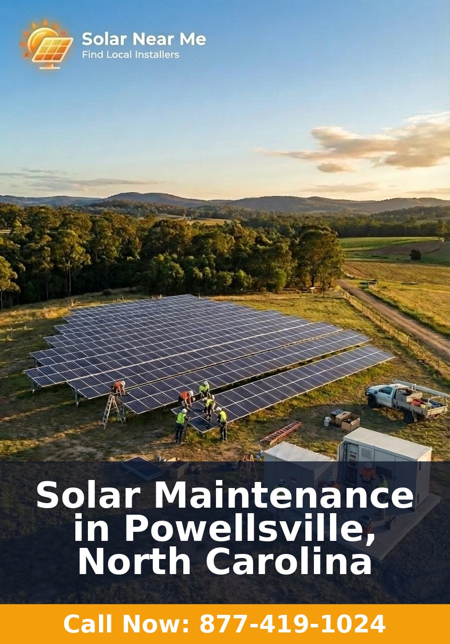 Solar Maintenance in Powellsville, North Carolina
