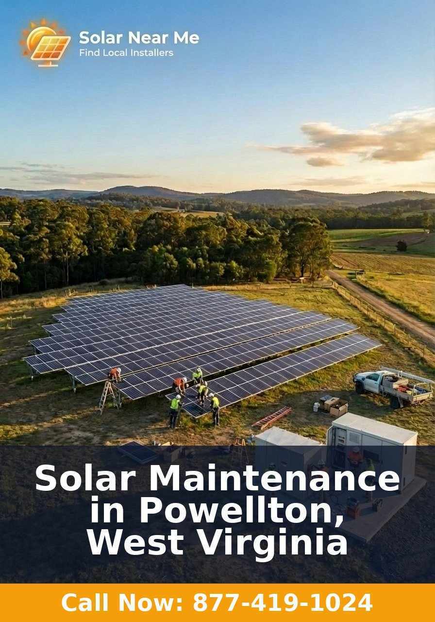 Solar Maintenance in Powellton, West Virginia