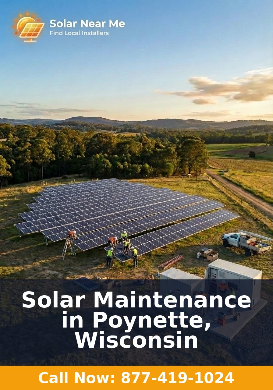 Solar Maintenance in Poynette, Wisconsin