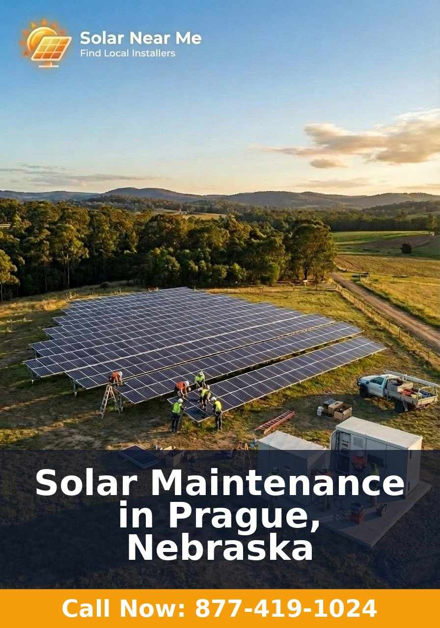 Solar Maintenance in Prague, Nebraska
