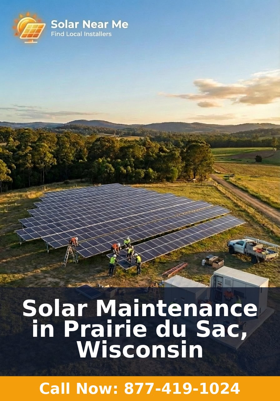 Solar Maintenance in Prairie du Sac, Wisconsin
