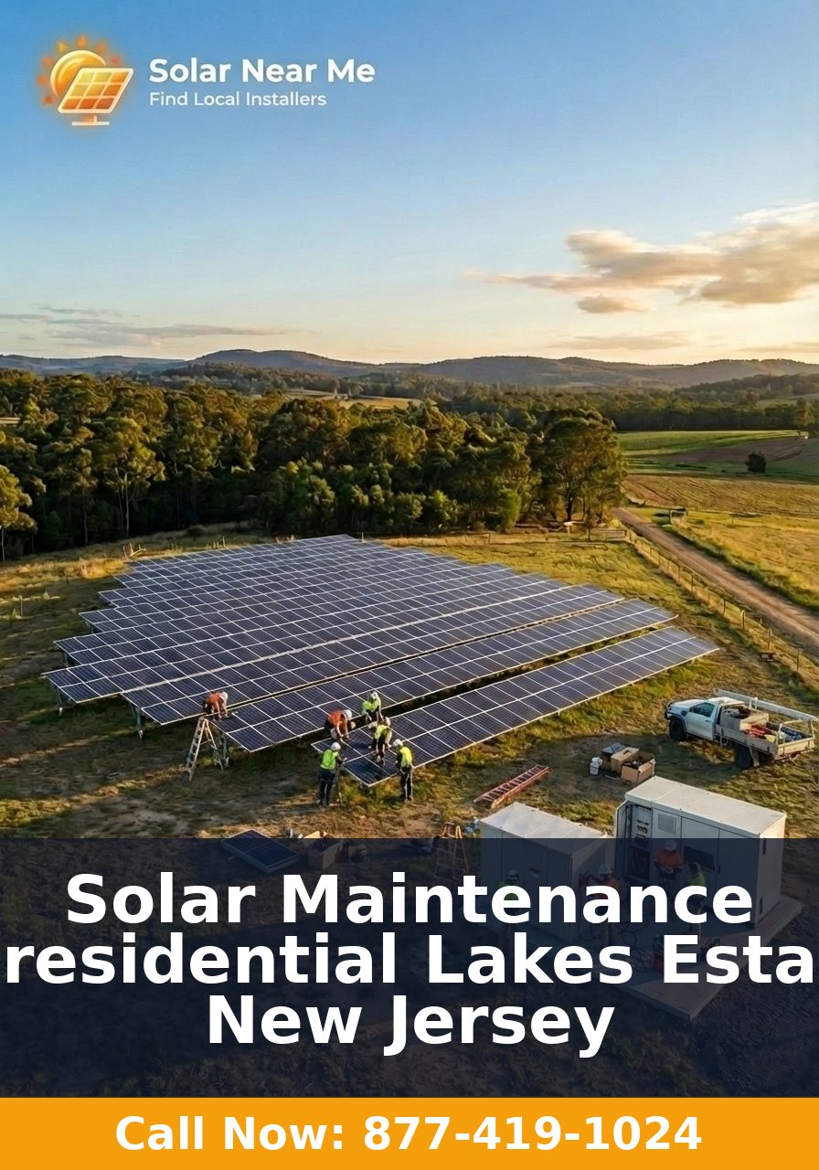 Solar Maintenance in Presidential Lakes Estates, New Jersey