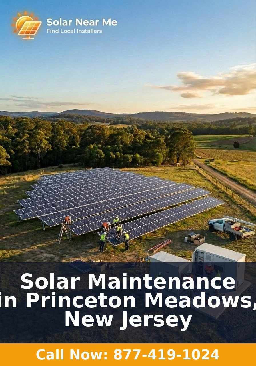 Solar Maintenance in Princeton Meadows, New Jersey