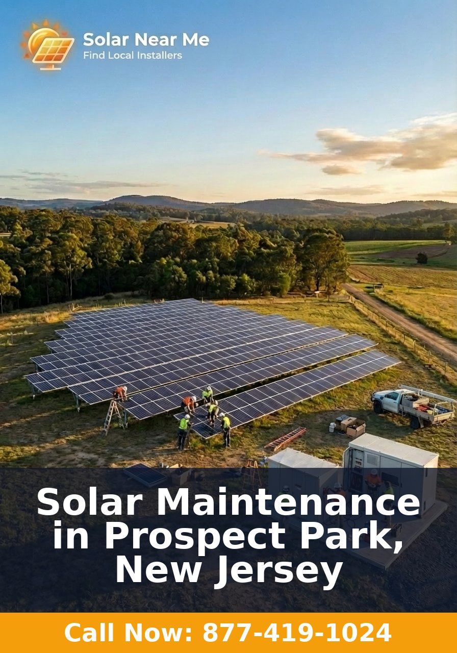 Solar Maintenance in Prospect Park, New Jersey