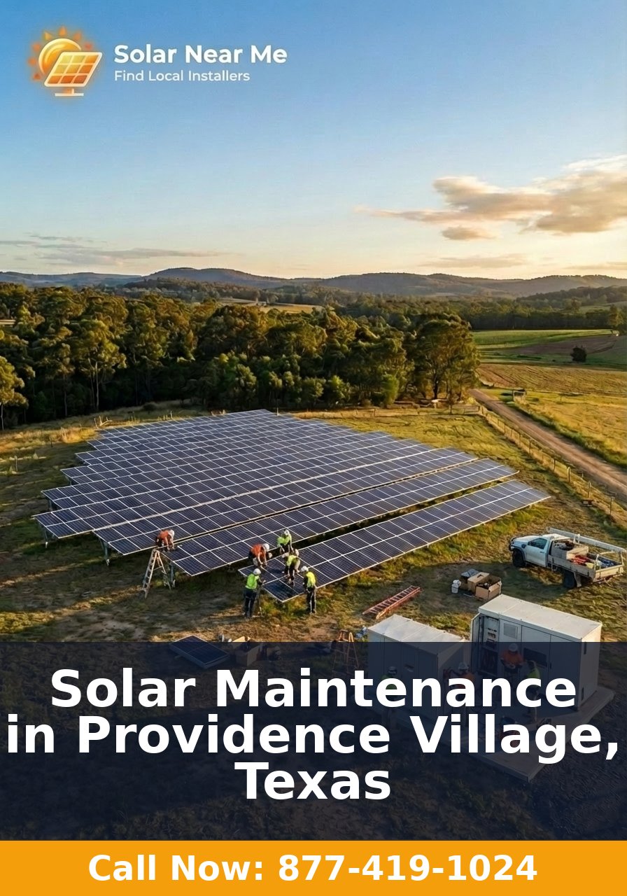 Solar Maintenance in Providence Village, Texas