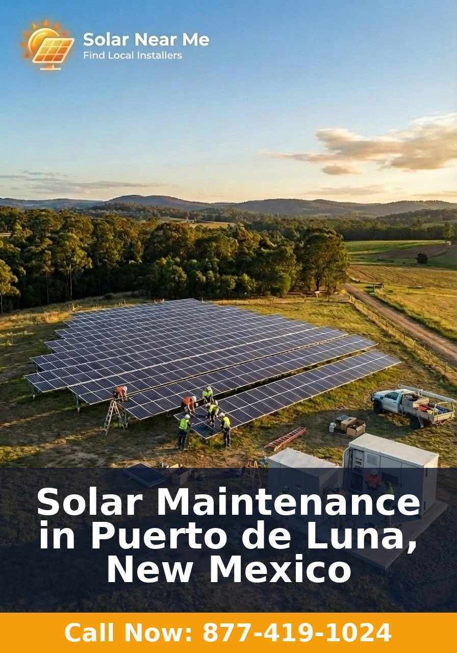 Solar Maintenance in Puerto de Luna, New Mexico