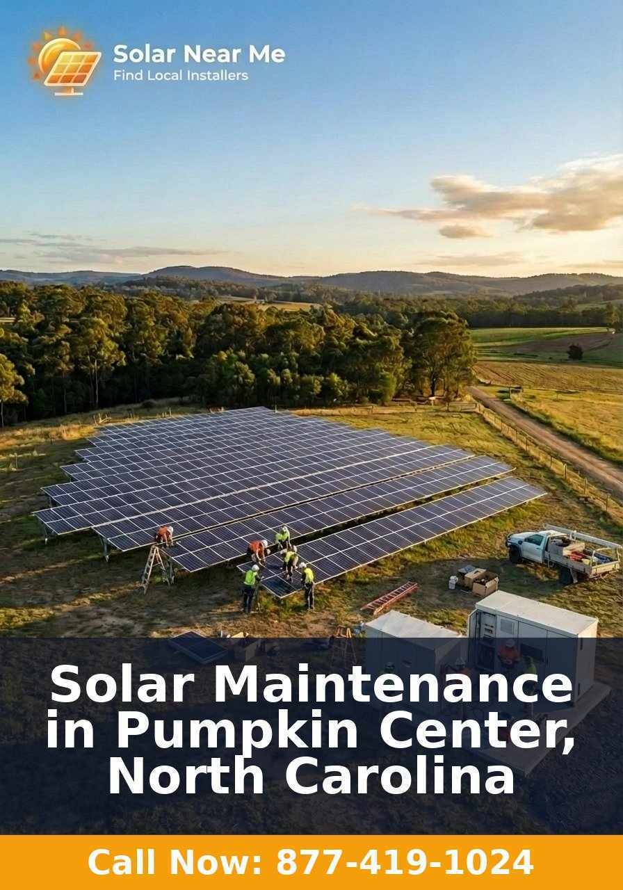 Solar Maintenance in Pumpkin Center, North Carolina