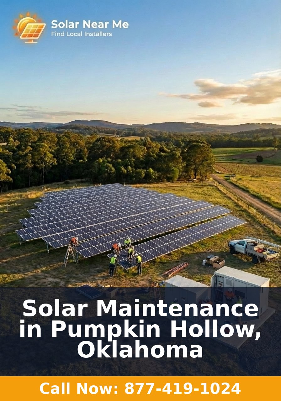 Solar Maintenance in Pumpkin Hollow, Oklahoma
