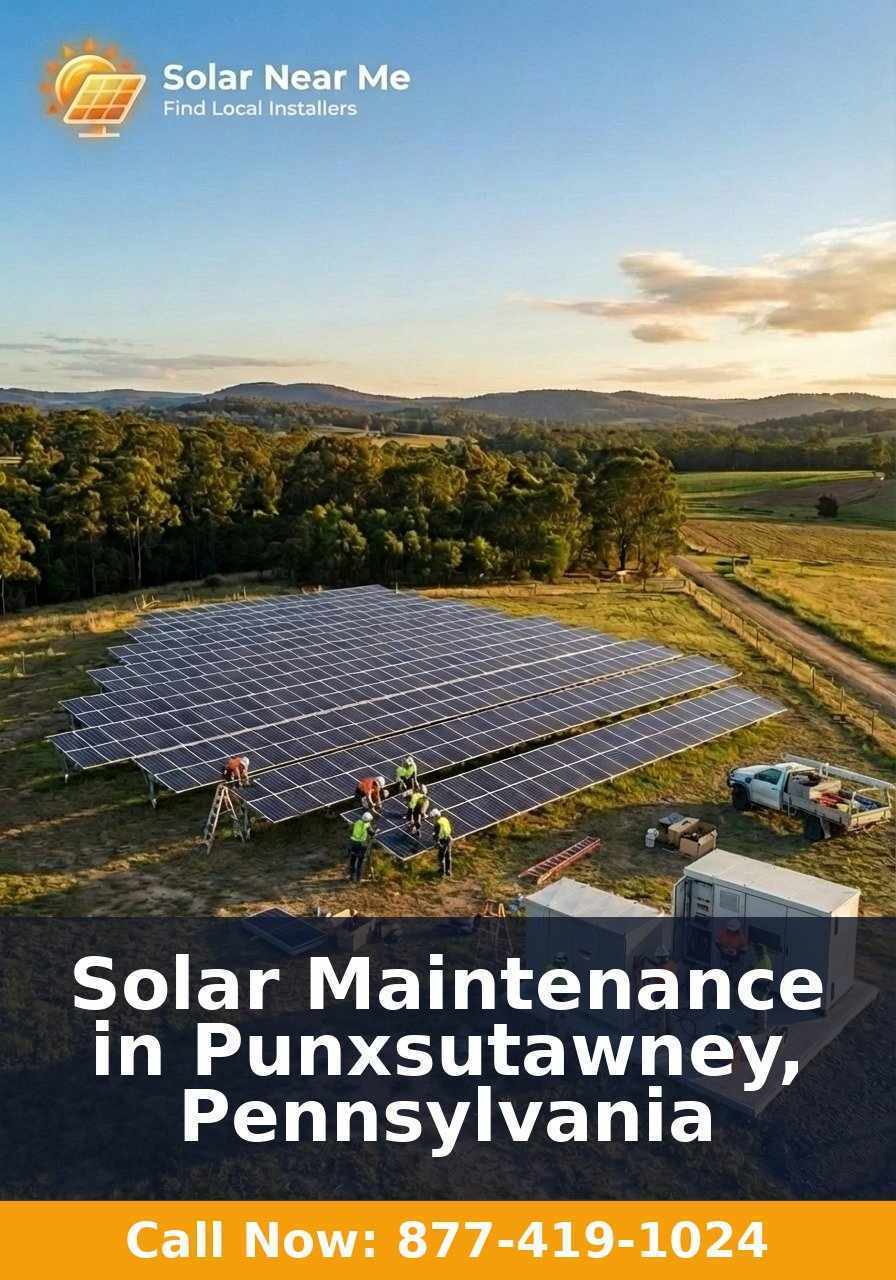 Solar Maintenance in Punxsutawney, Pennsylvania