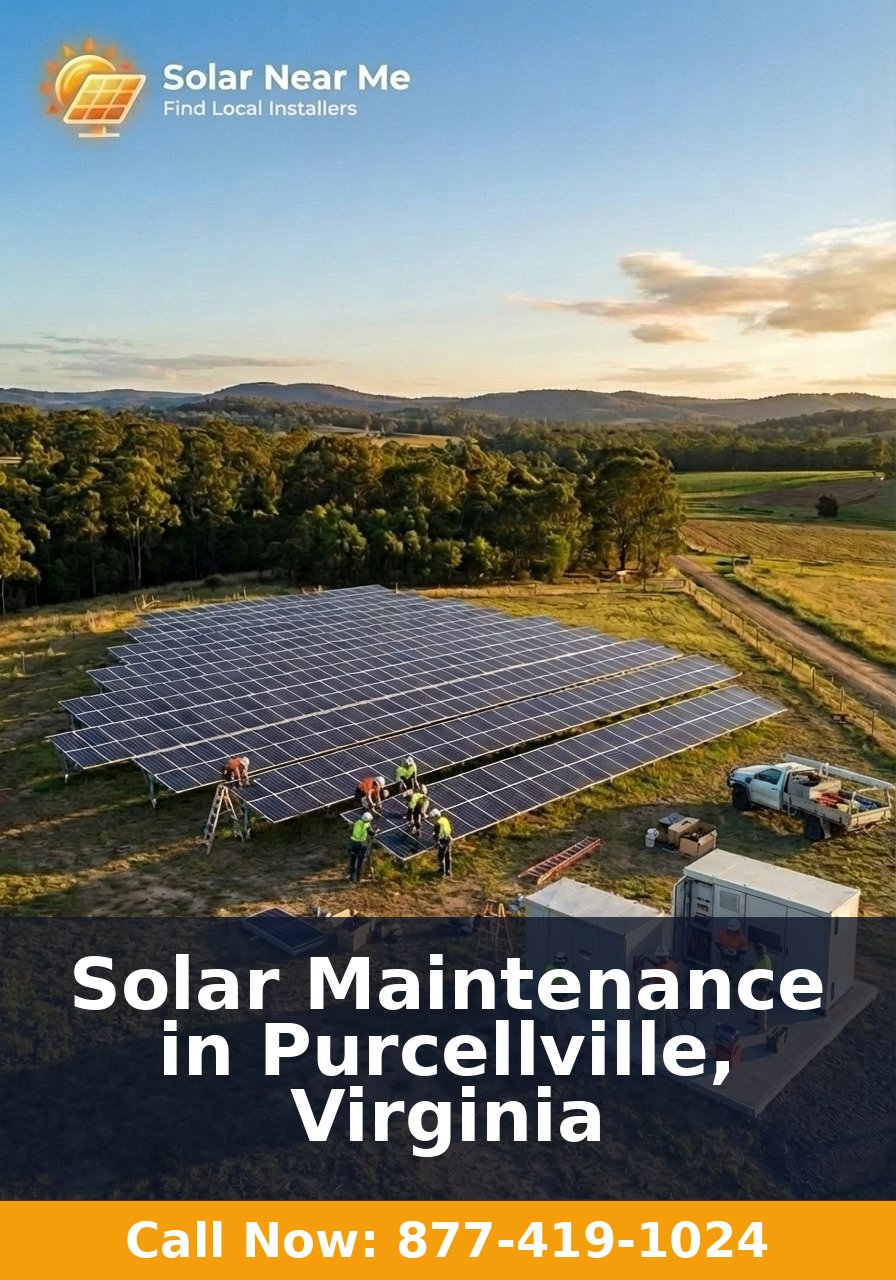 Solar Maintenance in Purcellville, Virginia