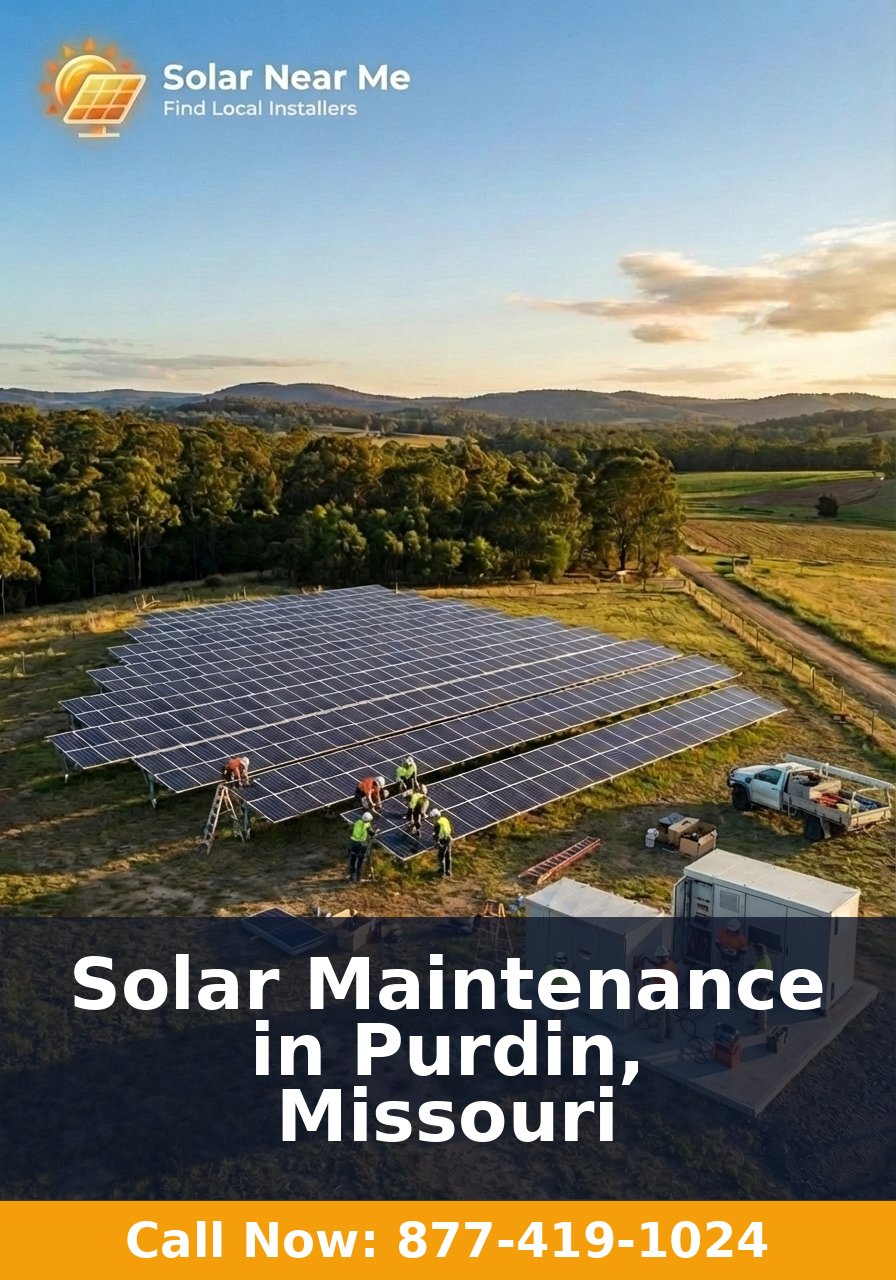 Solar Maintenance in Purdin, Missouri