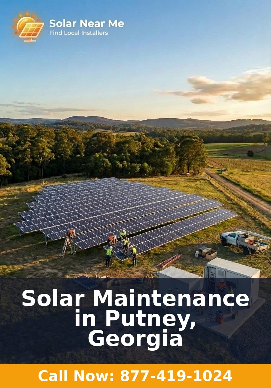 Solar Maintenance in Putney, Georgia