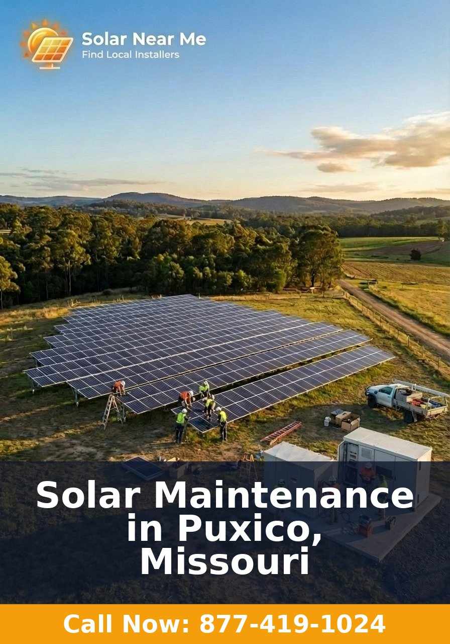 Solar Maintenance in Puxico, Missouri