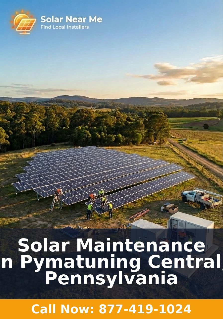 Solar Maintenance in Pymatuning Central, Pennsylvania