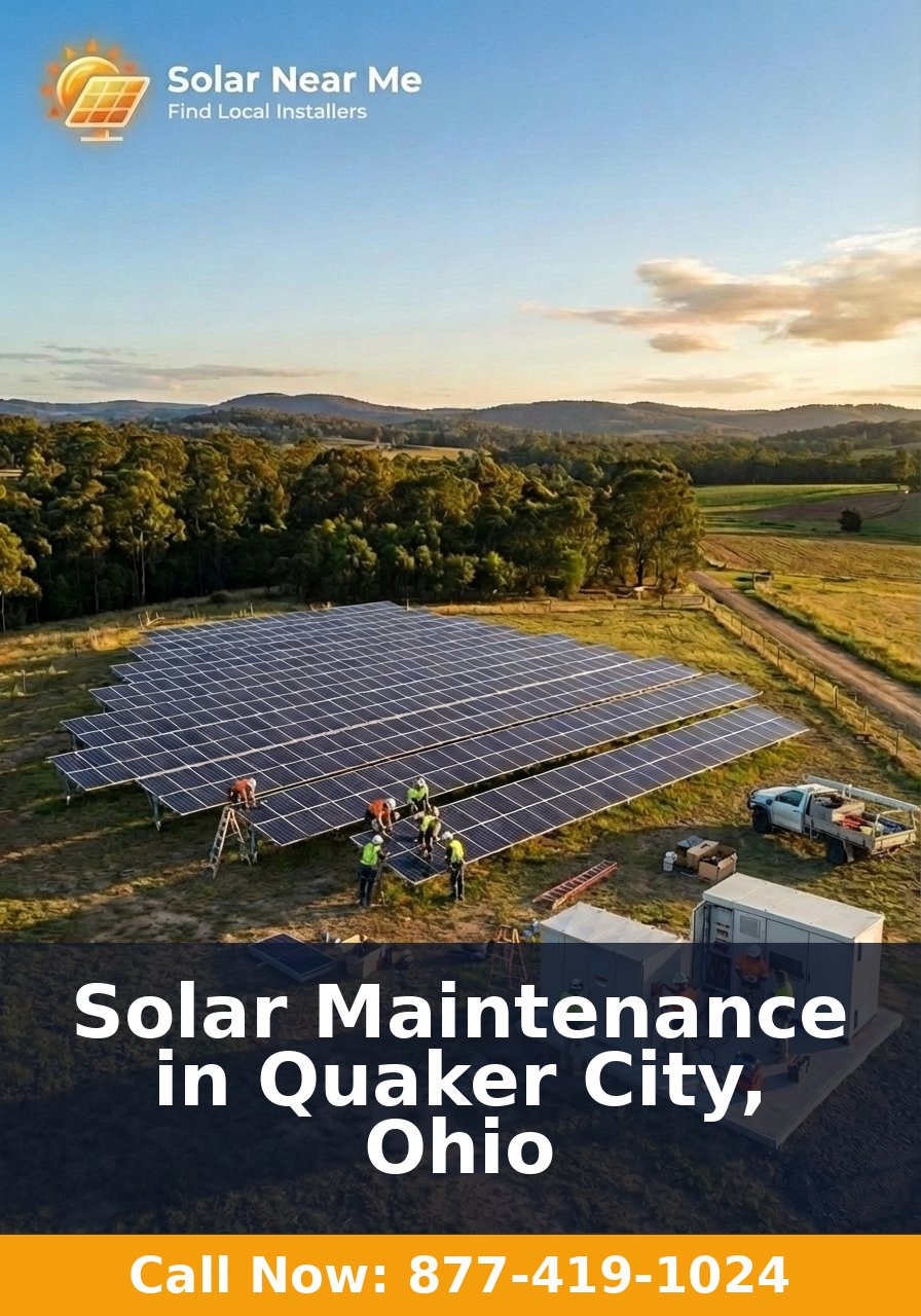 Solar Maintenance in Quaker City, Ohio