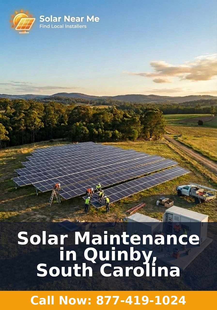 Solar Maintenance in Quinby, South Carolina