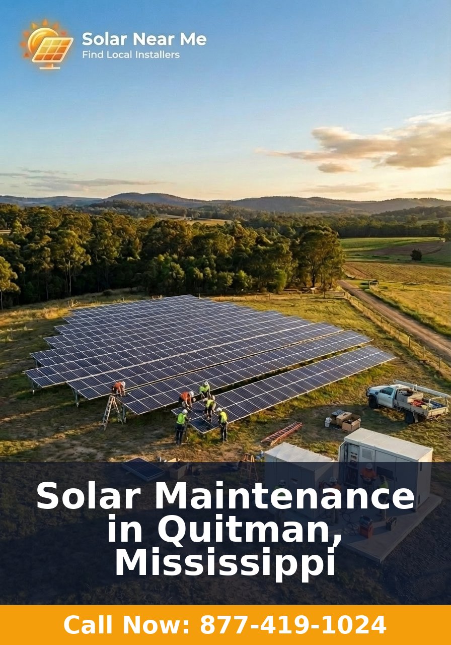 Solar Maintenance in Quitman, Mississippi