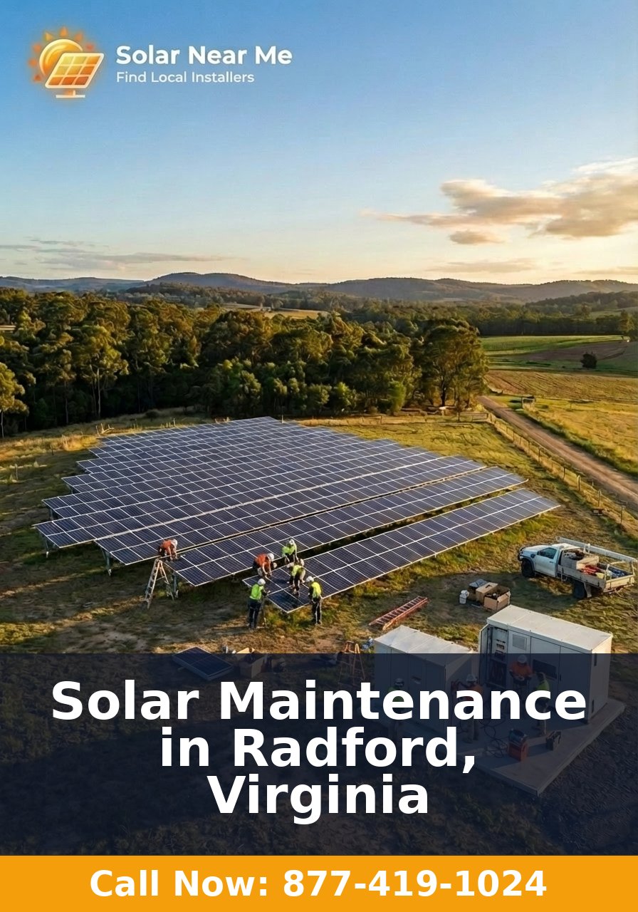Solar Maintenance in Radford, Virginia